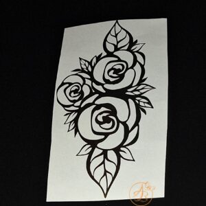 Sticker cu trandafiri