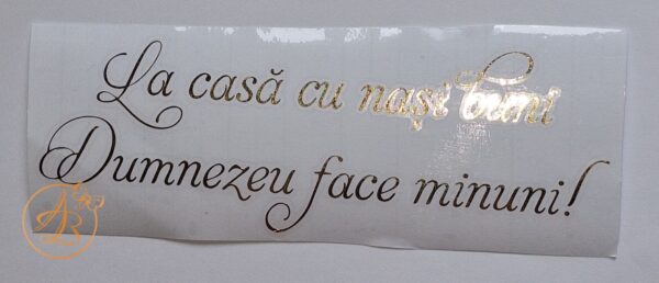 Sticker mare ''La casa cu nasi buni...'' - imagine 4