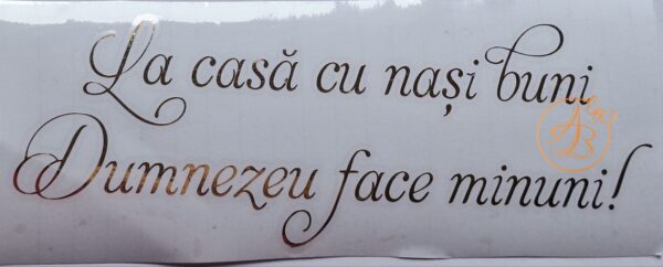 Sticker mare ''La casa cu nasi buni...'' - imagine 3