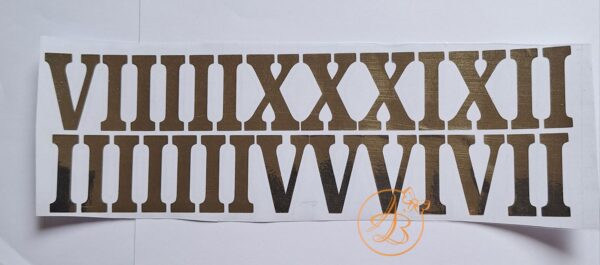 Sticker cu cifre romane pentru ceas - imagine 3