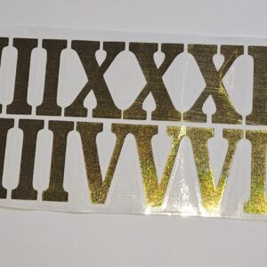 Sticker cu cifre romane pentru ceas