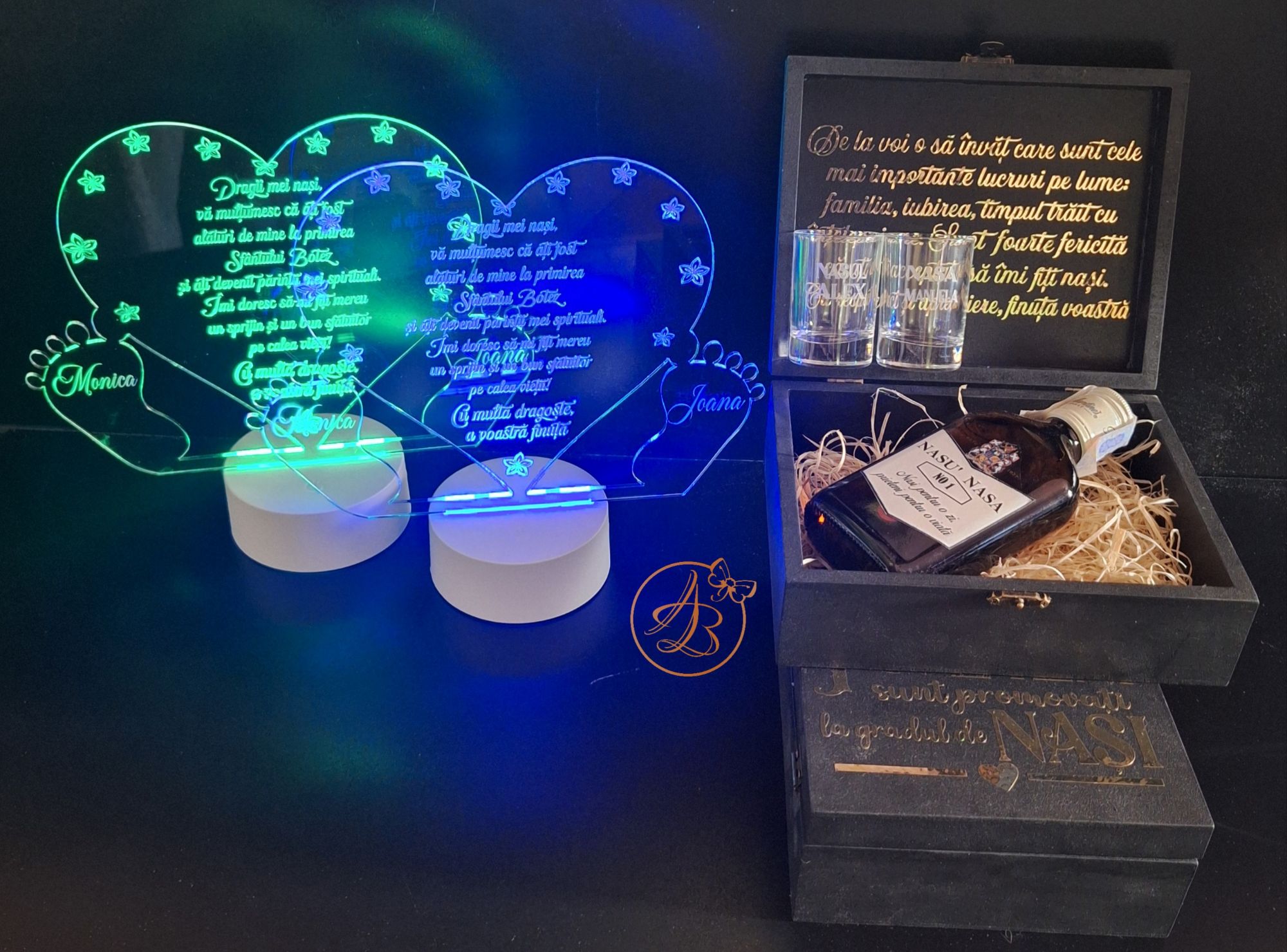 Set pentru nasii de botez - imagine 39