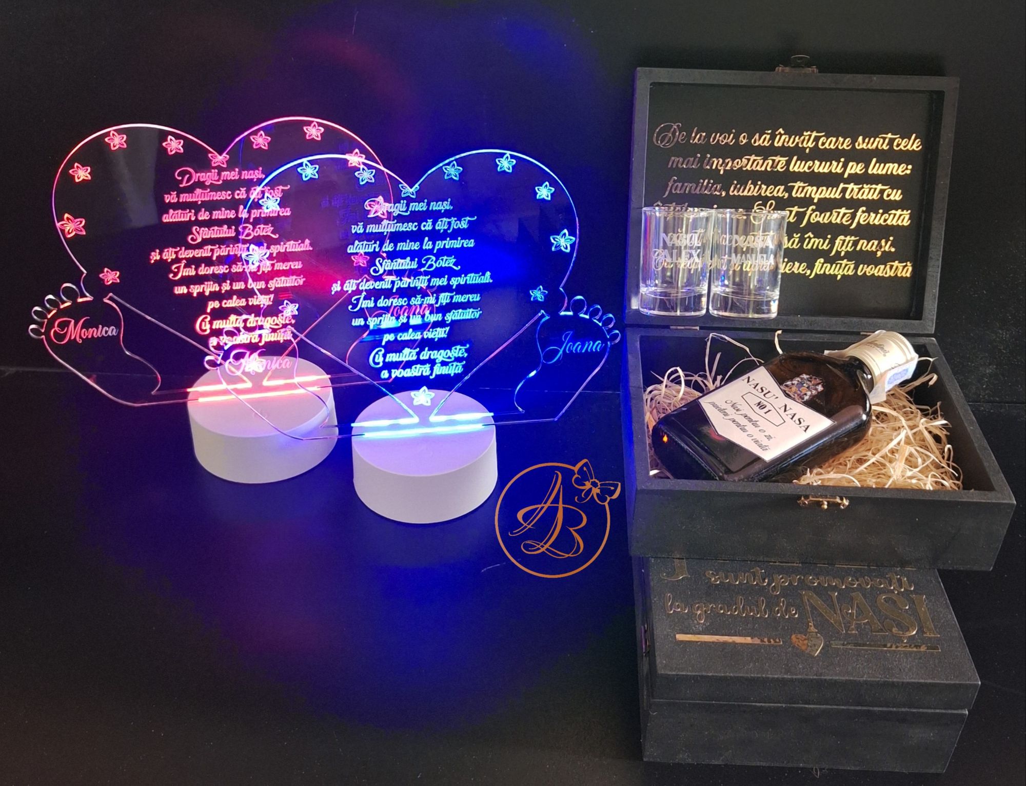 Set pentru nasii de botez - imagine 24