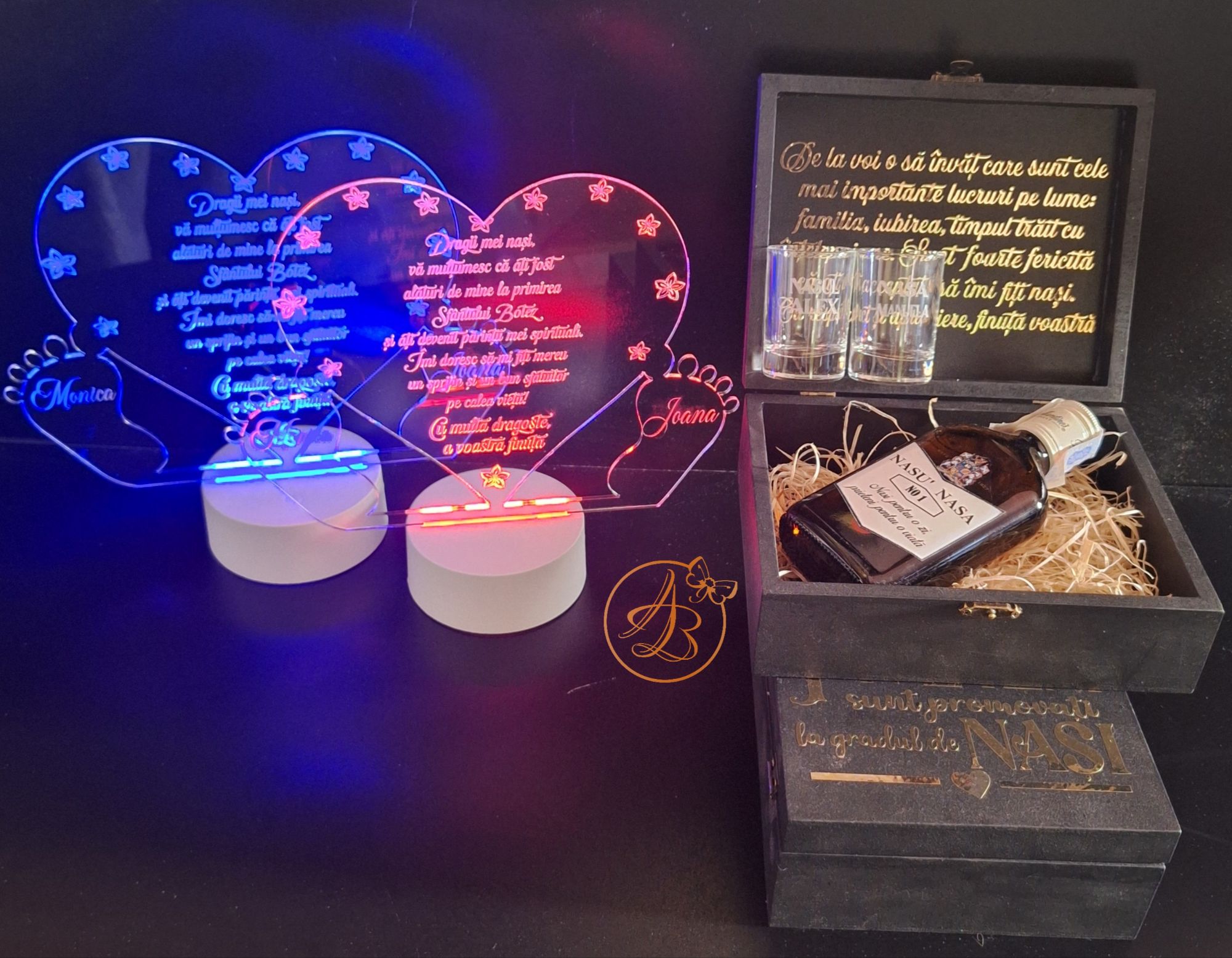 Set pentru nasii de botez - imagine 27