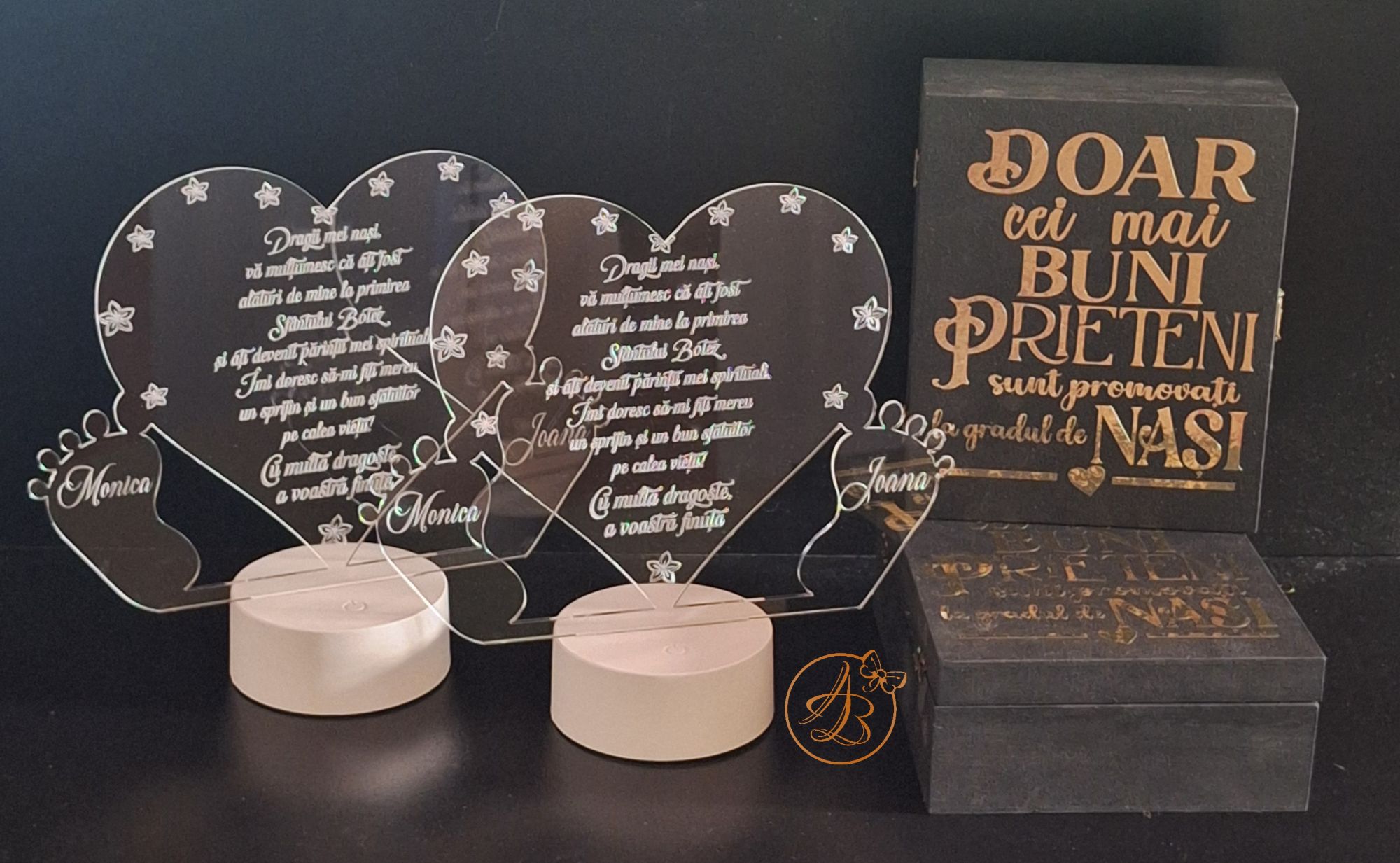 Set pentru nasii de botez - imagine 43