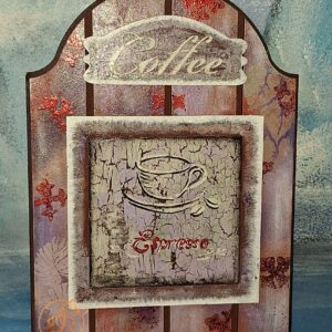 Decor perete vintage cu cafea