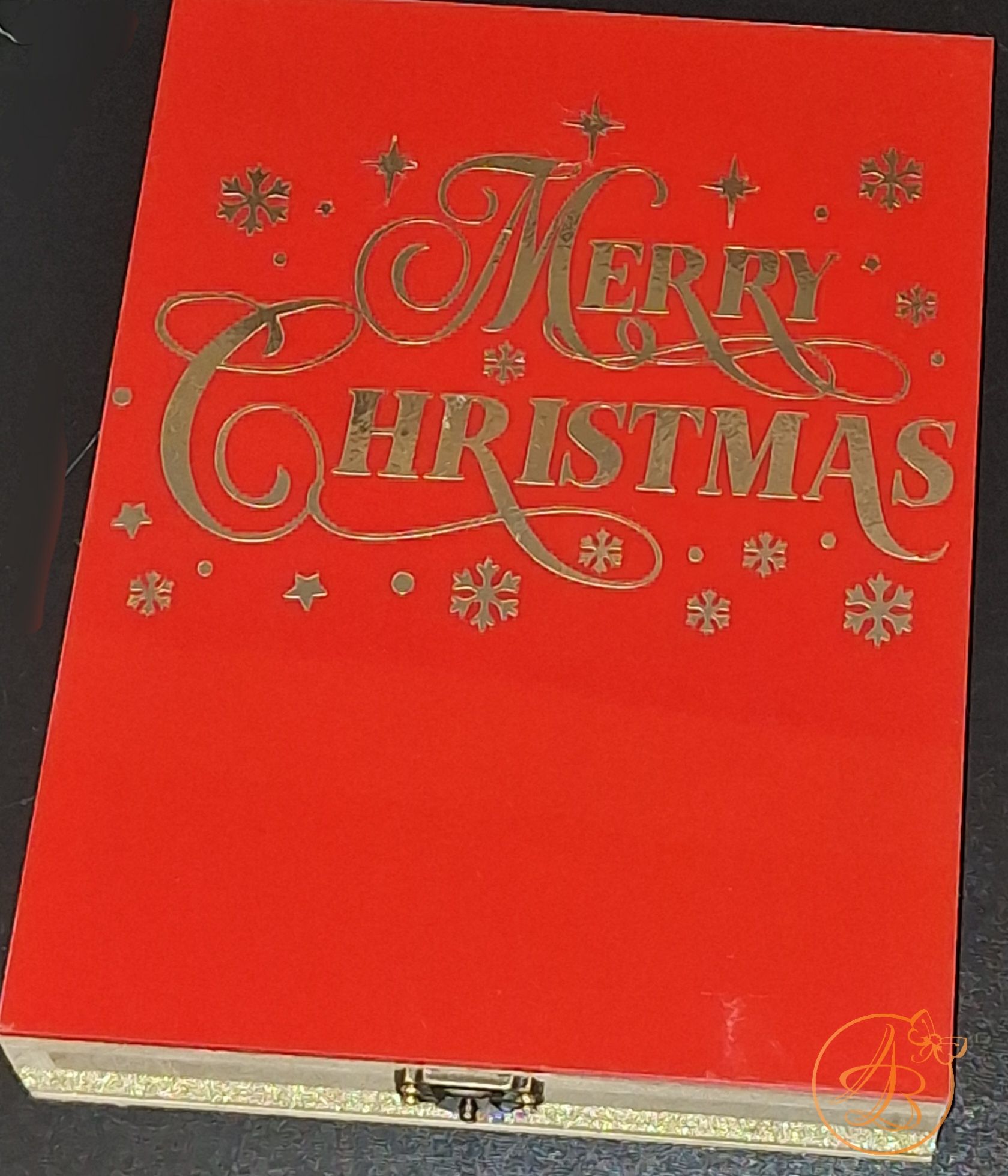 Cutie eleganta rosie cu doua globulete - imagine 6