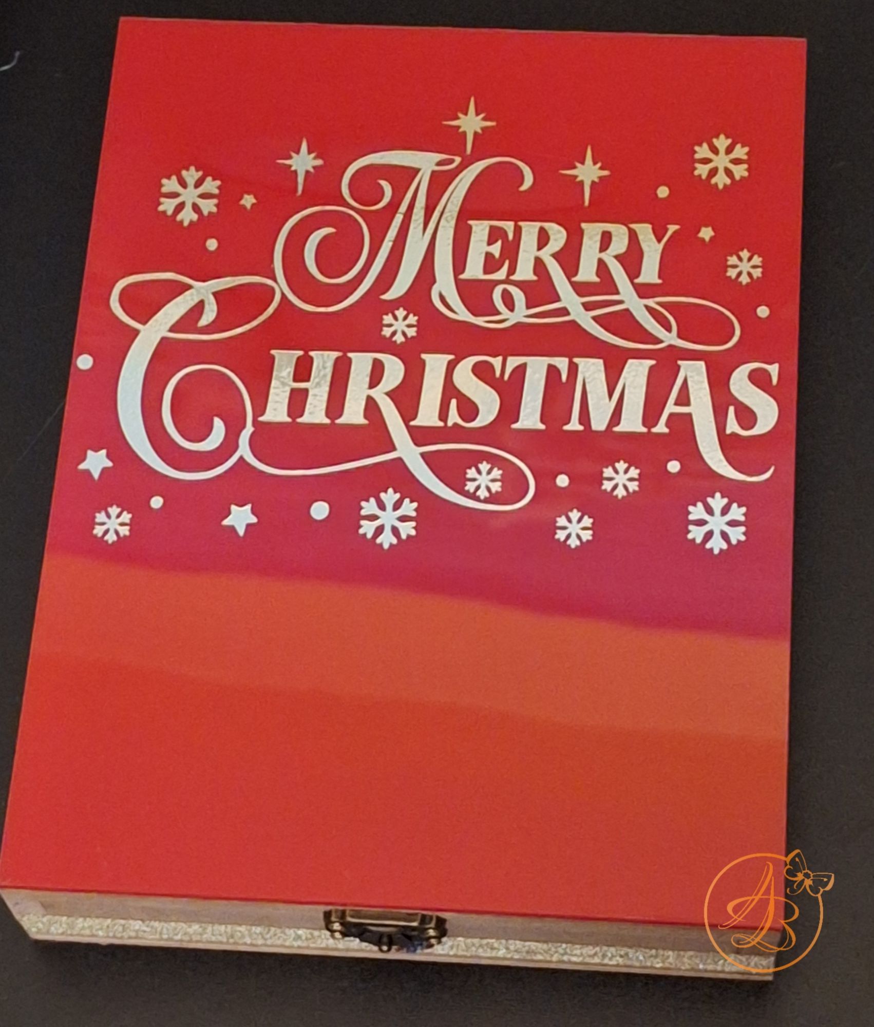 Cutie eleganta rosie cu doua globulete - imagine 7