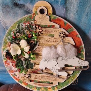 Decor perete cu patine