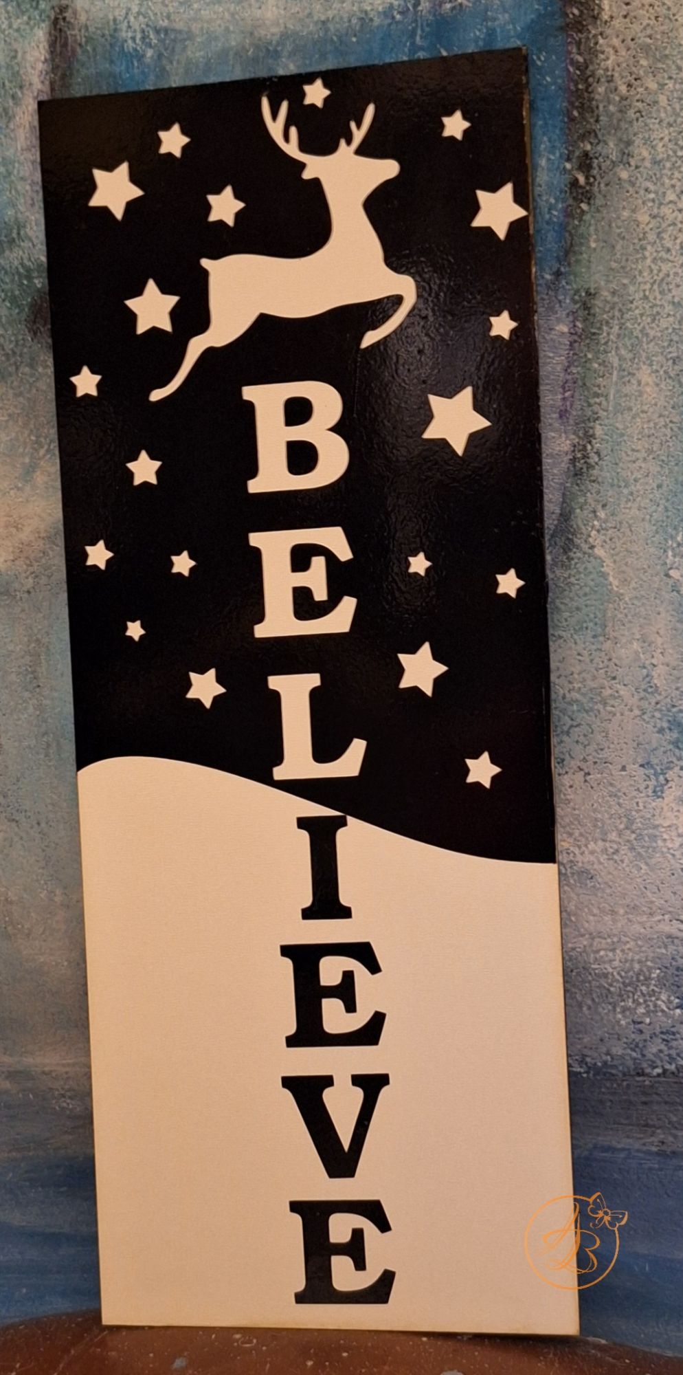 Decor elegant pentru Craciun, alb negru - imagine 6