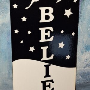 Decor elegant pentru Craciun, alb negru