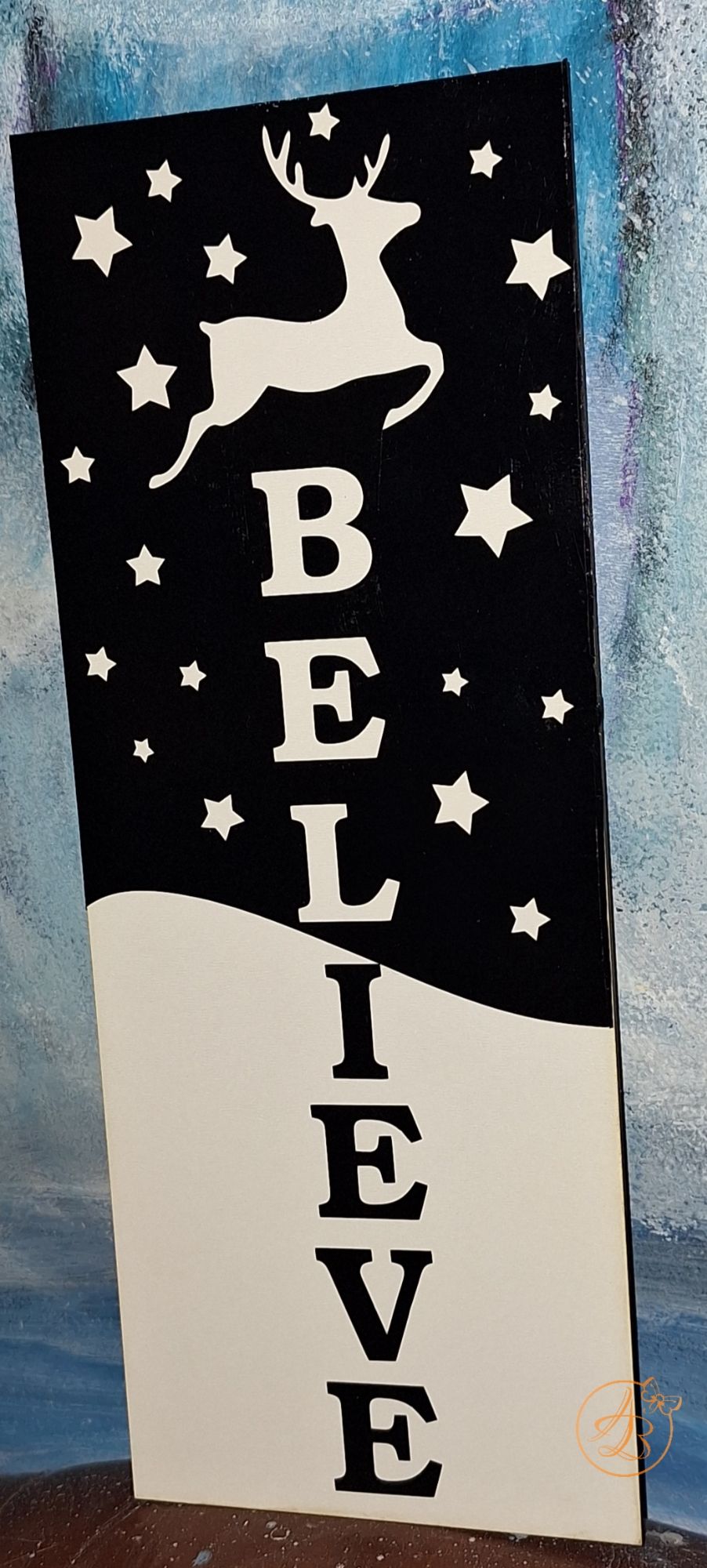 Decor elegant pentru Craciun, alb negru - imagine 8