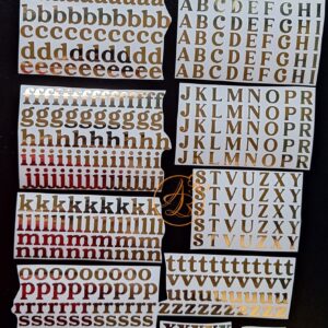 Set stickere alfabet litere mari si mici