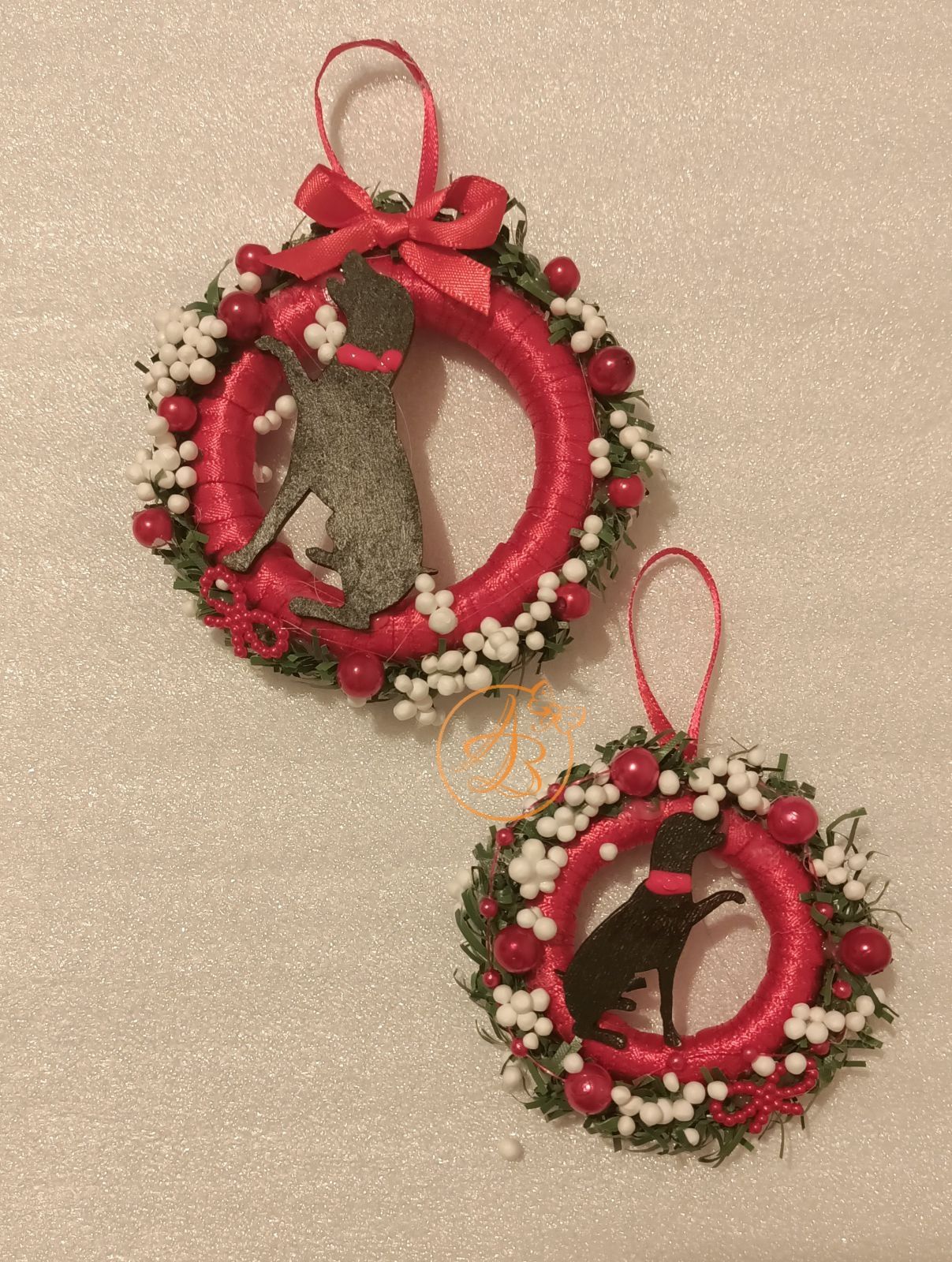 Set doua minicoronite cu catelus, in cutie carton - imagine 6