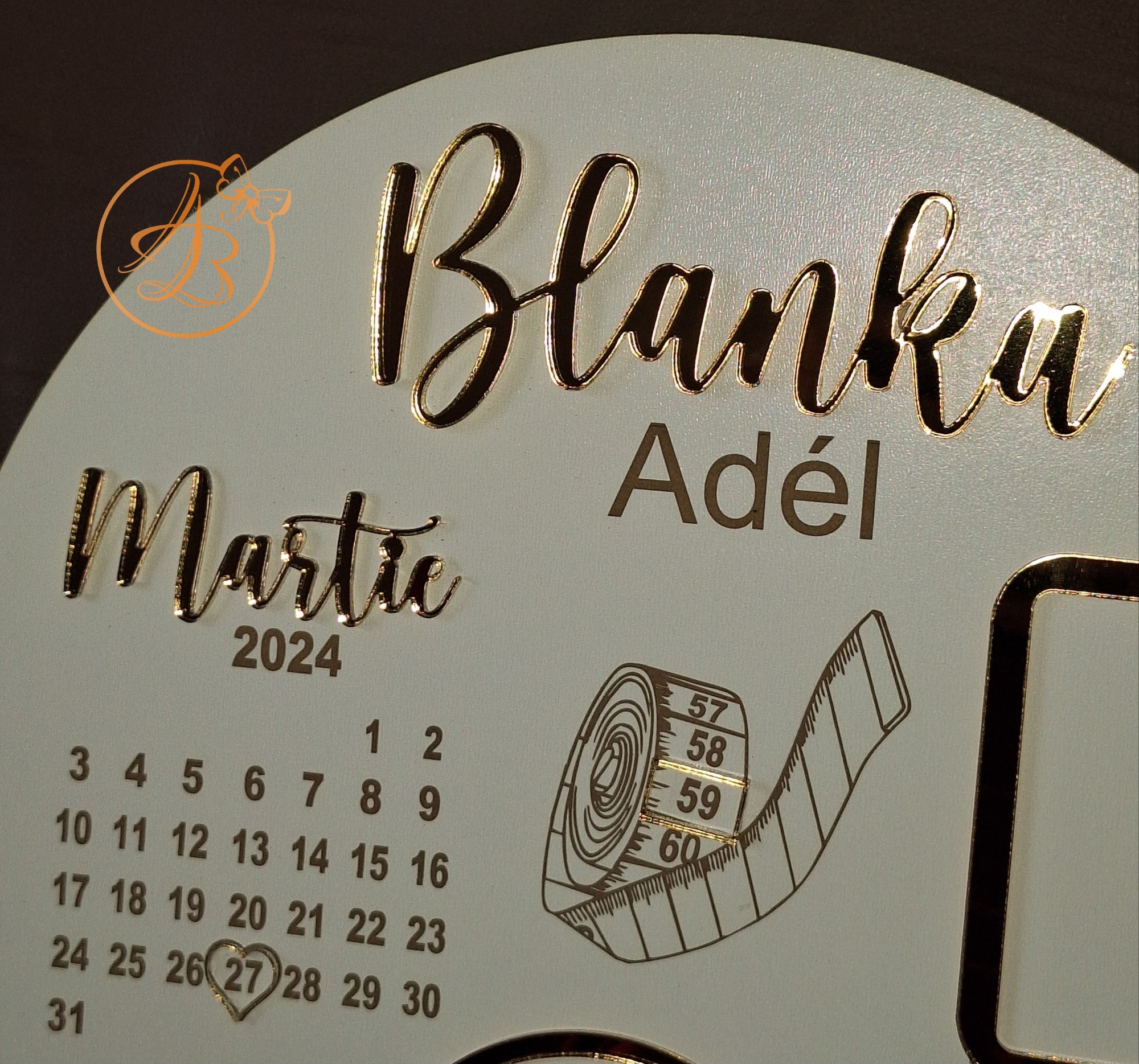 Decor cu datele nasterii, cu nume si poza - imagine 6