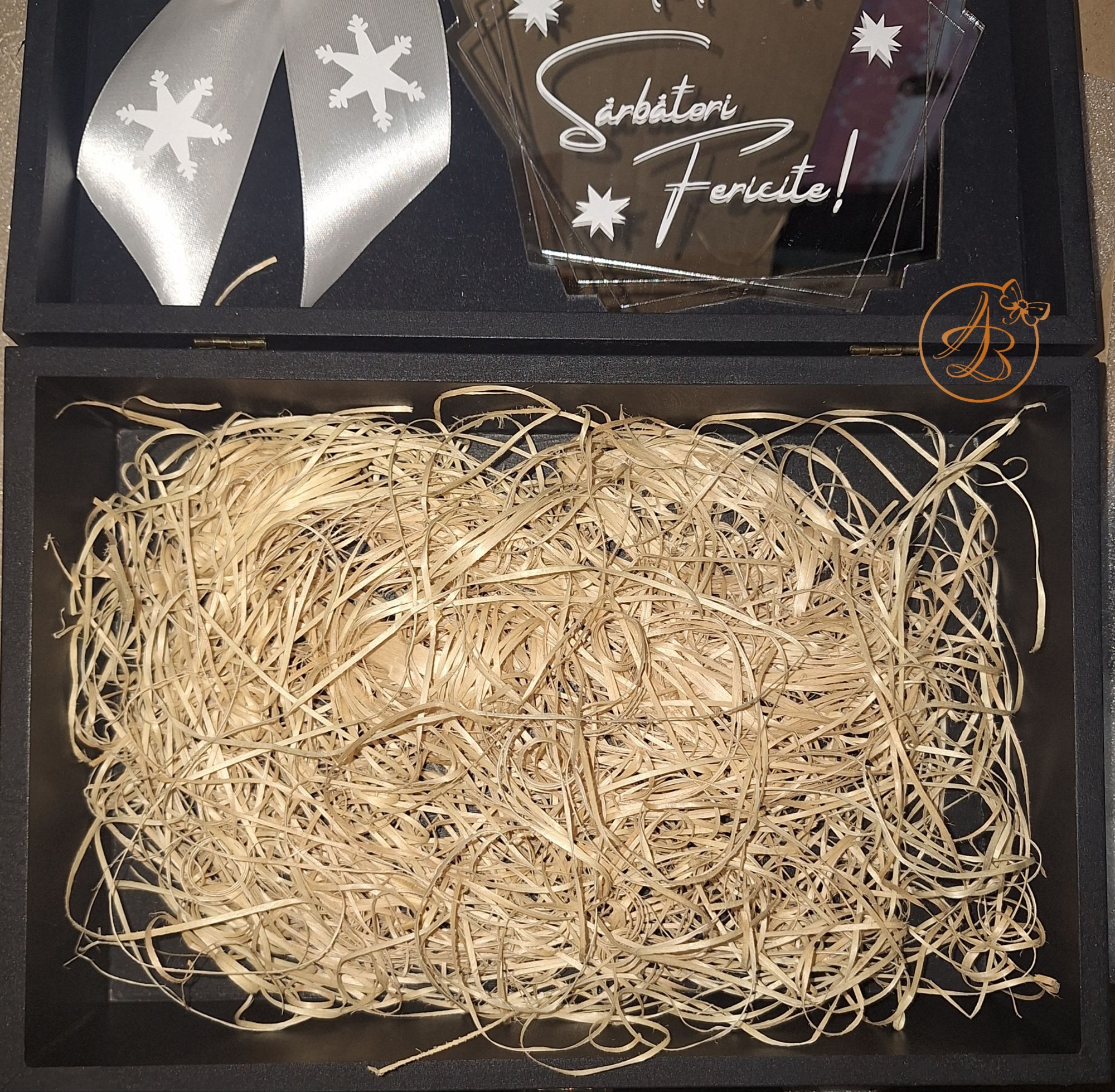 Cutie eleganta cu doua bauturi si doua pahare, pentru nasi - imagine 8