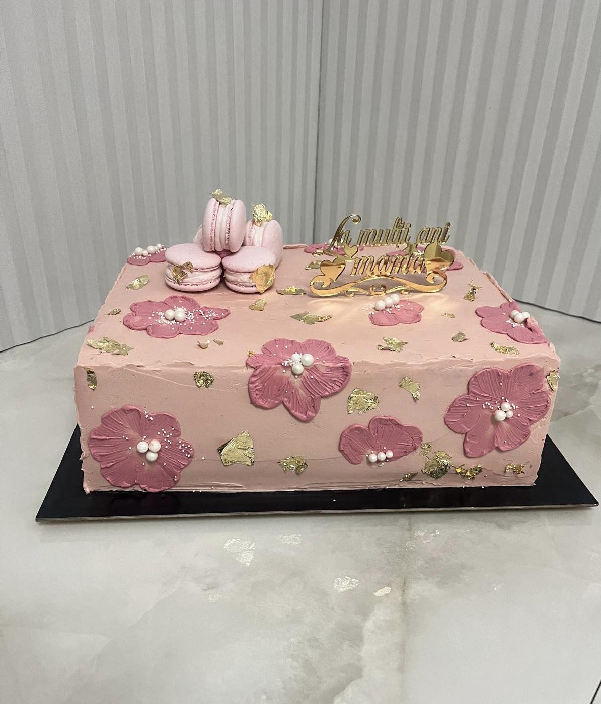 Topper tort oglinda ”La multi ani mama” - imagine 6