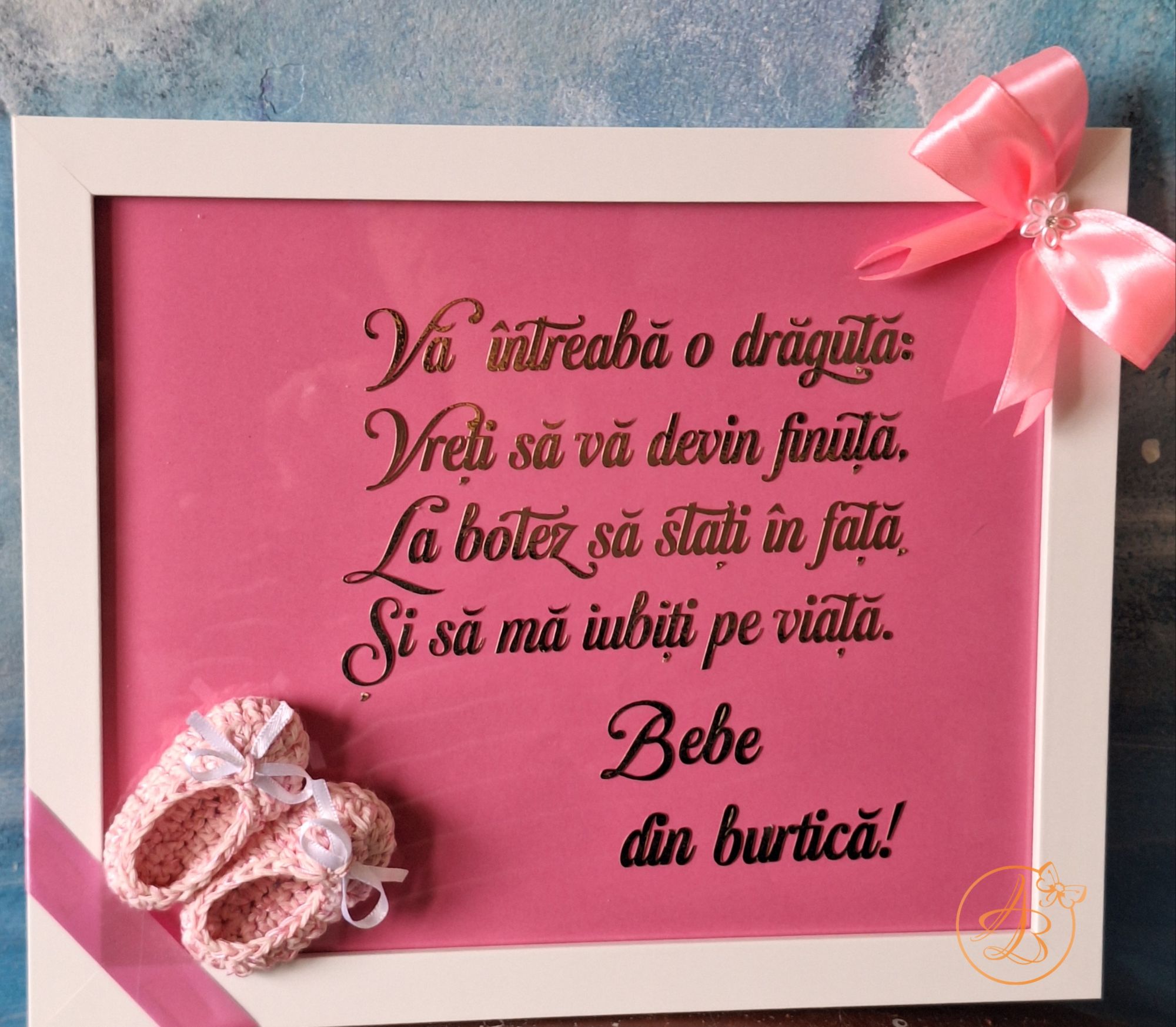 Rama pentru cerere nasi de botez fetita - imagine 15