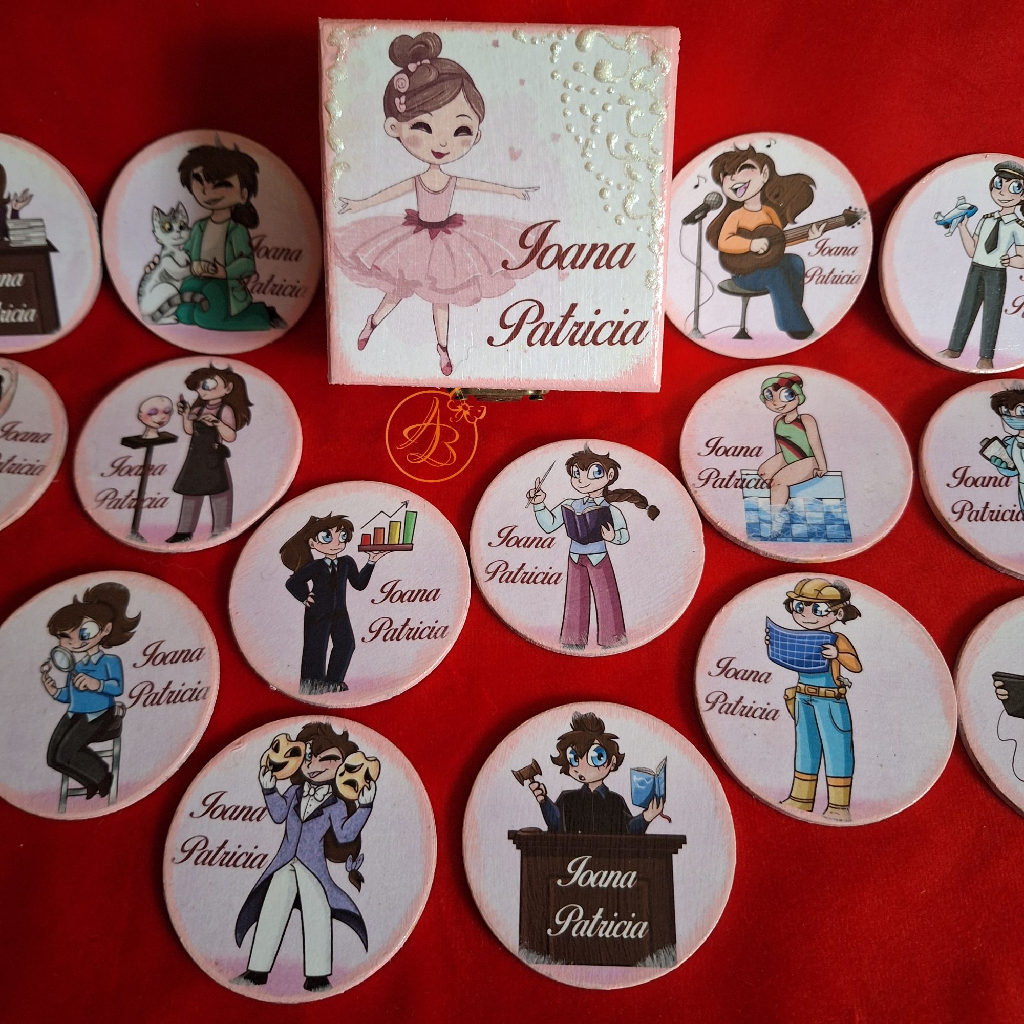 Cartonase meserii pentru fetita, cu nume - imagine 7