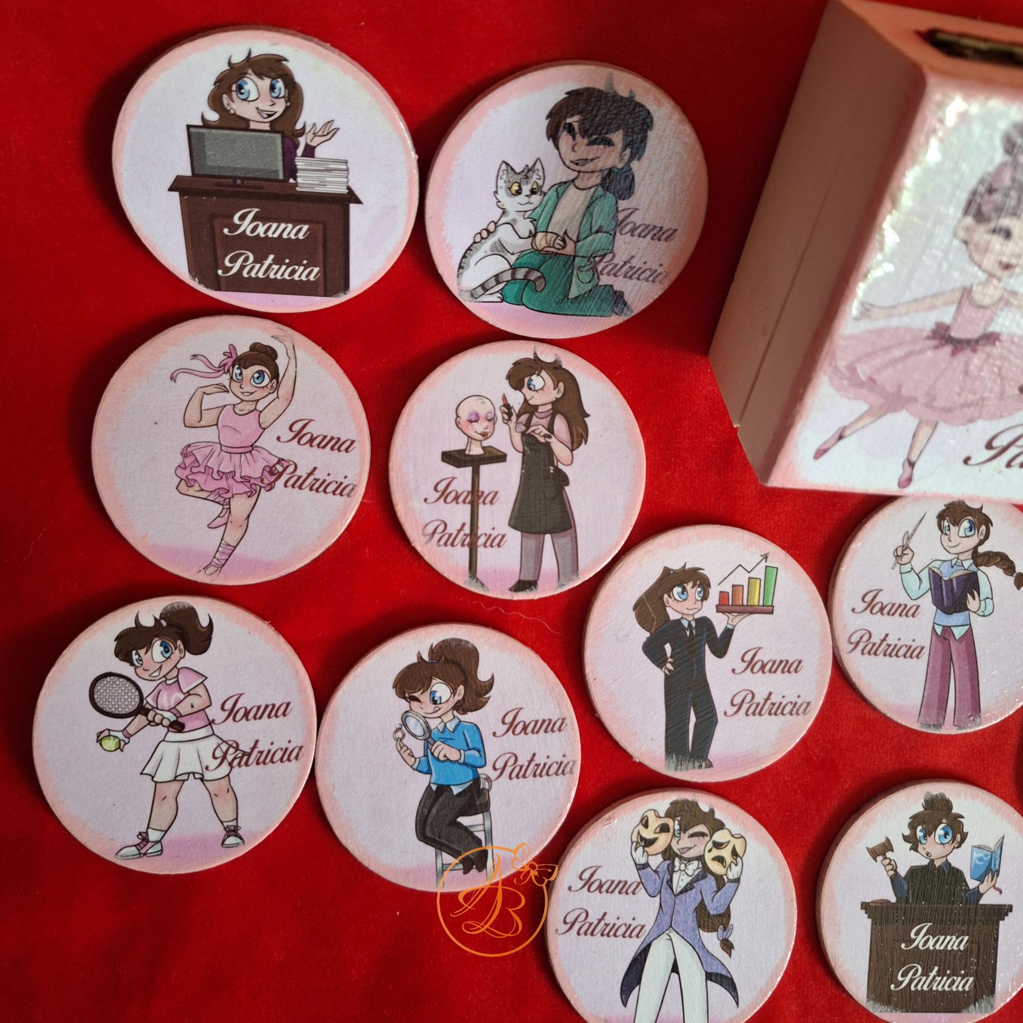 Cartonase meserii pentru fetita, cu nume - imagine 6