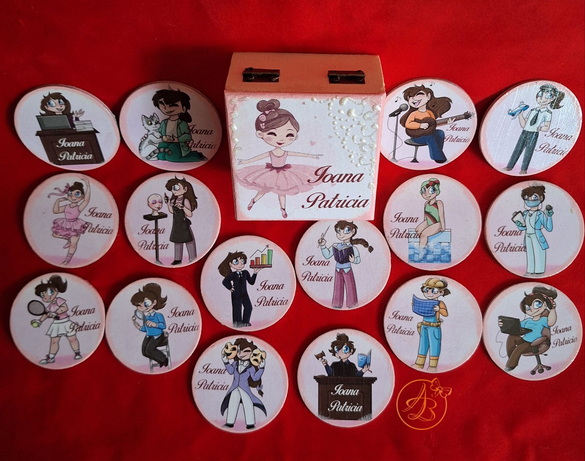 Cartonase meserii pentru fetita, cu nume - imagine 9