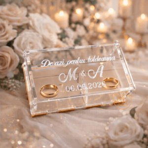 Cutiuta transparenta pentru verighete