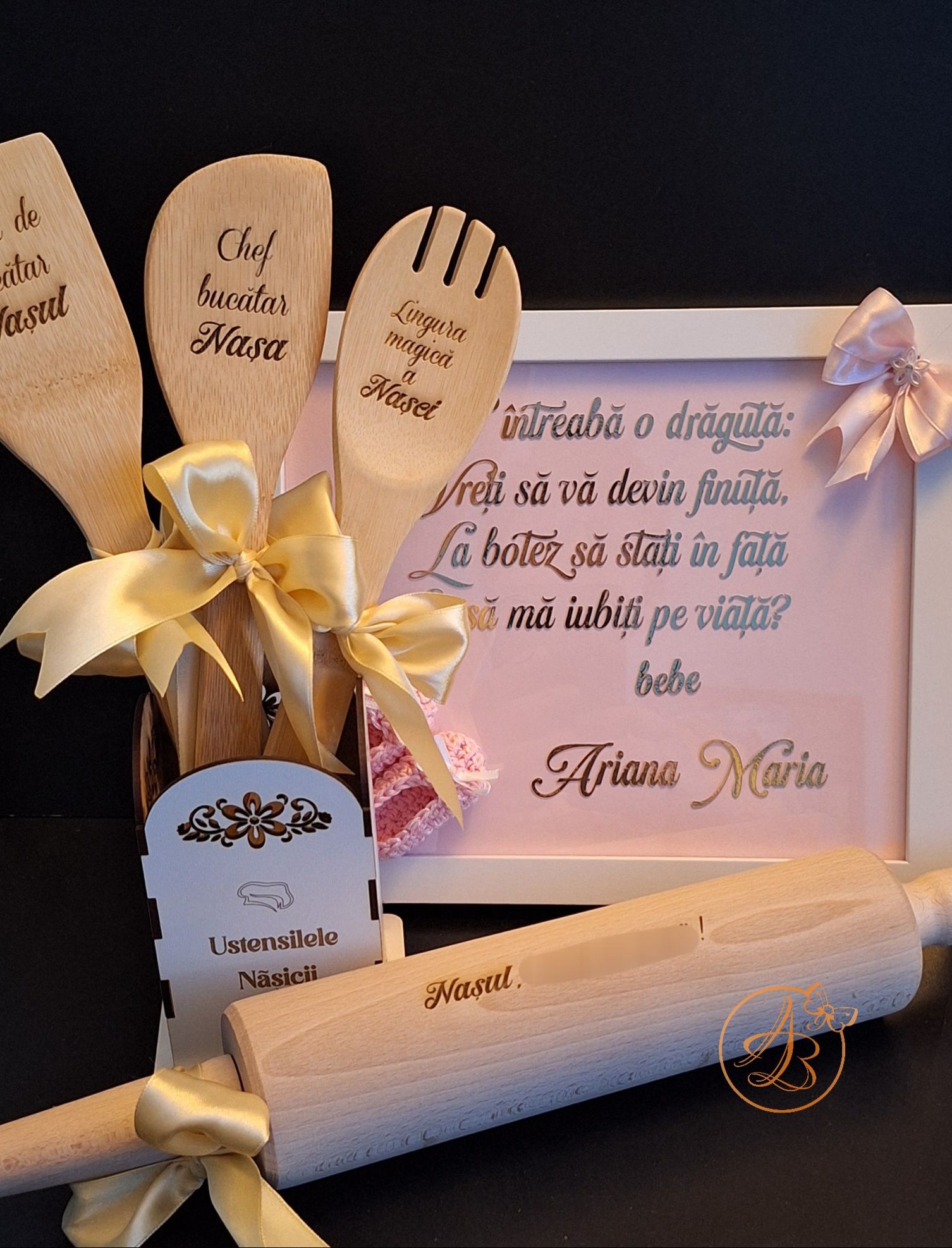 Set cadou nasi, mosi botez - imagine 9