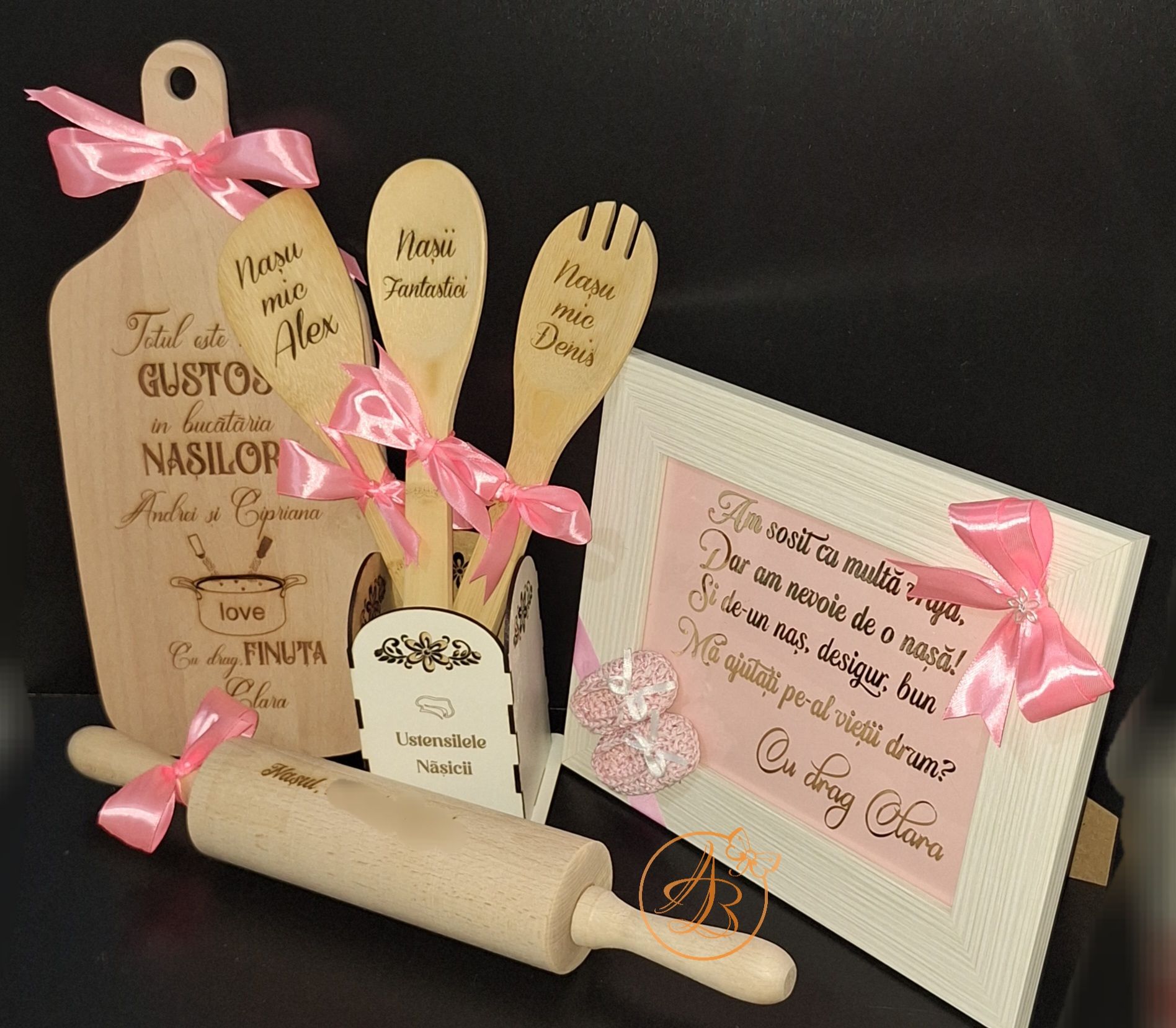 Set cadou nasi, mosi botez - imagine 8