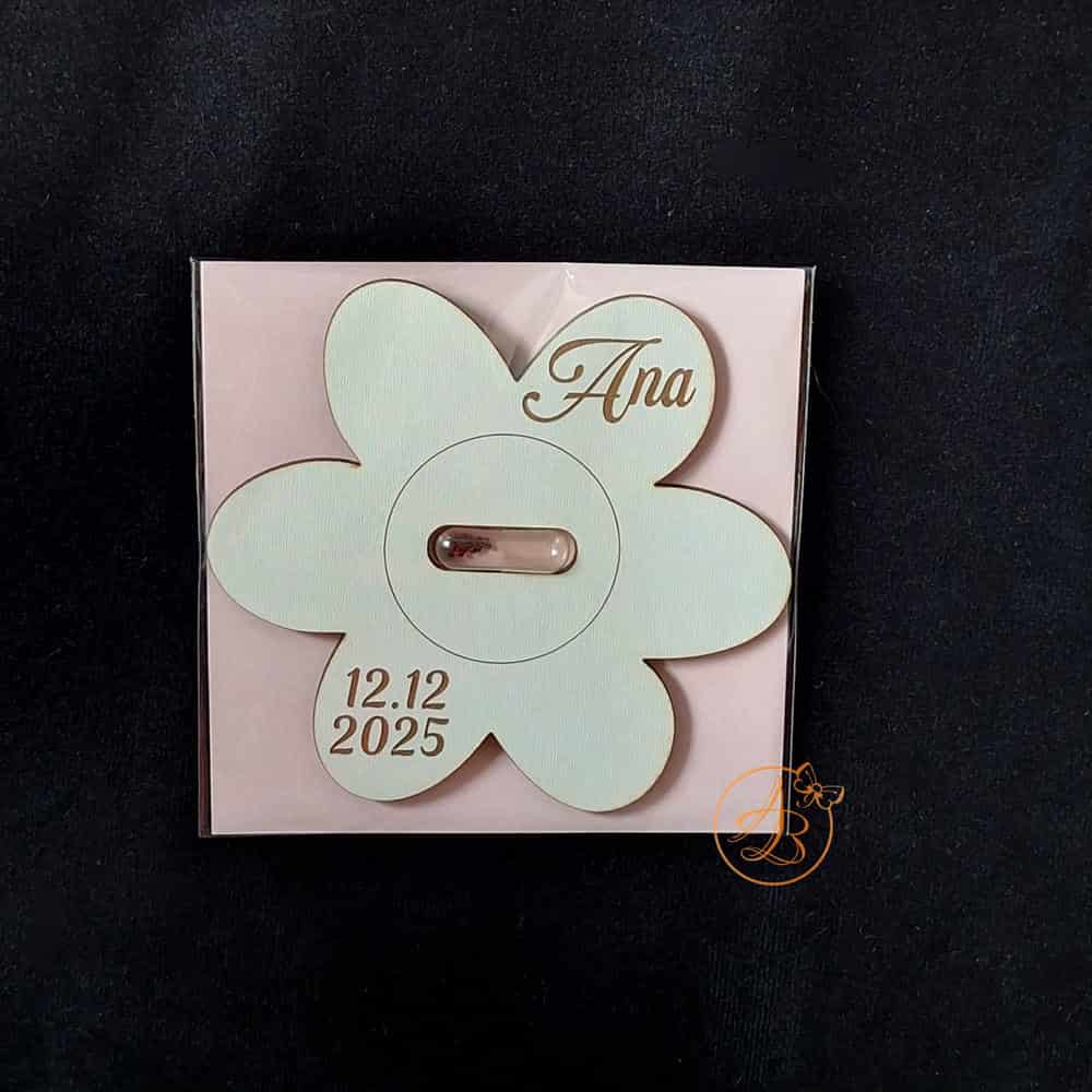 Marturie botez cu seminte de floricele - imagine 8