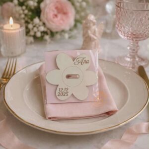 Marturie botez cu seminte de floricele