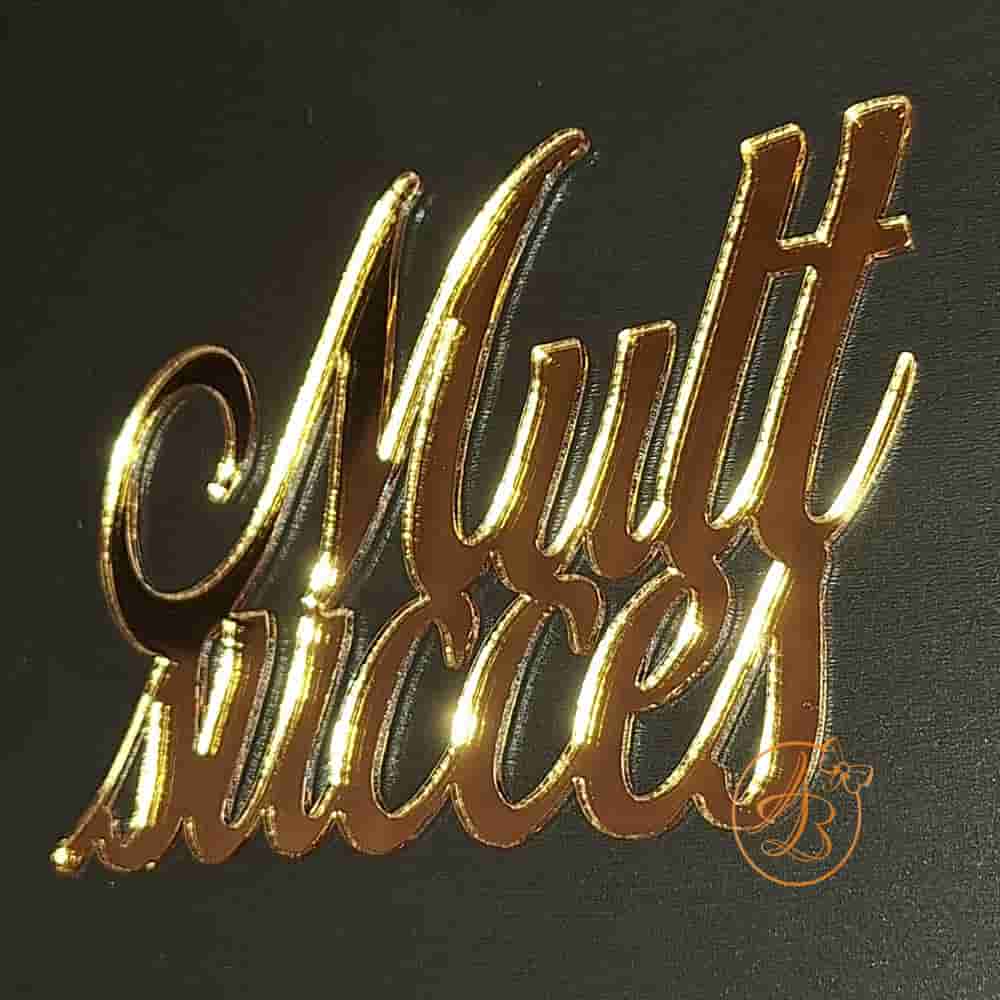 Decor topper tort oglinda Mult succes - imagine 5