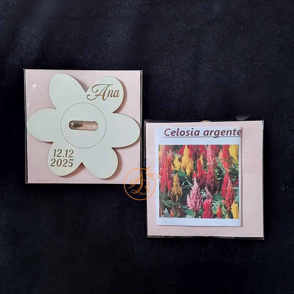 Marturie botez cu seminte de floricele - imagine 7