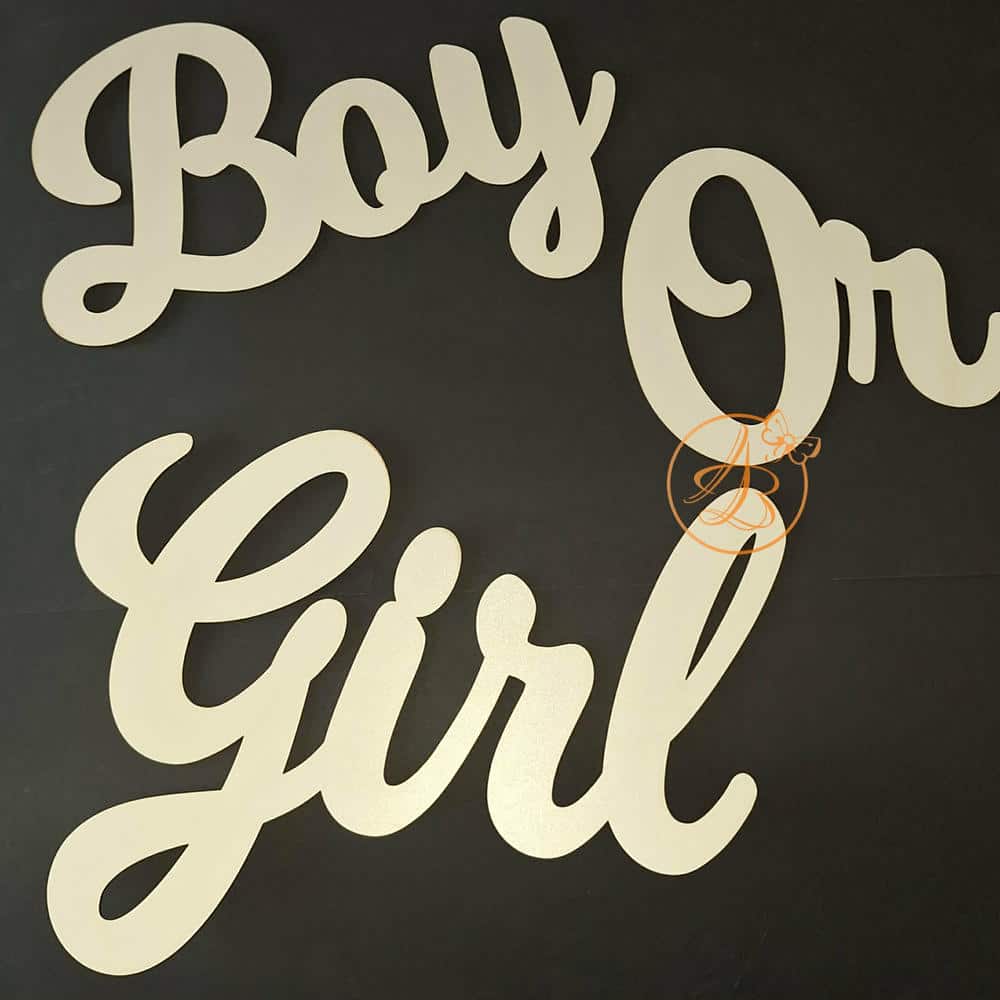 Decor pentru panou foto Gender Reveal Boy or girl - imagine 5