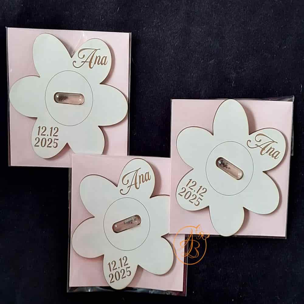 Marturie botez cu seminte de floricele - imagine 6