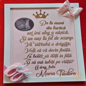 Rama cu poza pentru cerere nasi de botez