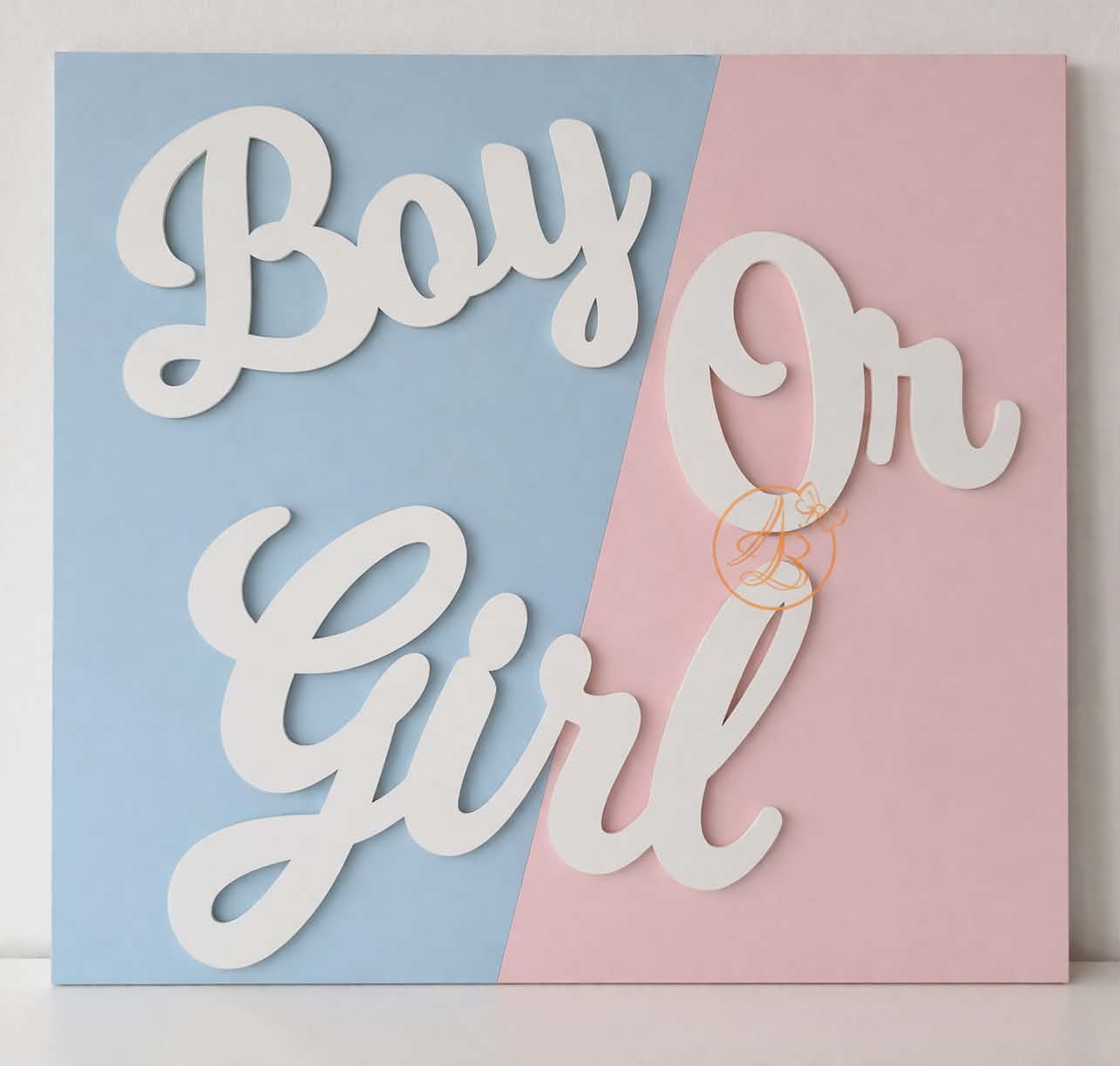 Decor pentru panou foto Gender Reveal Boy or girl - imagine 3