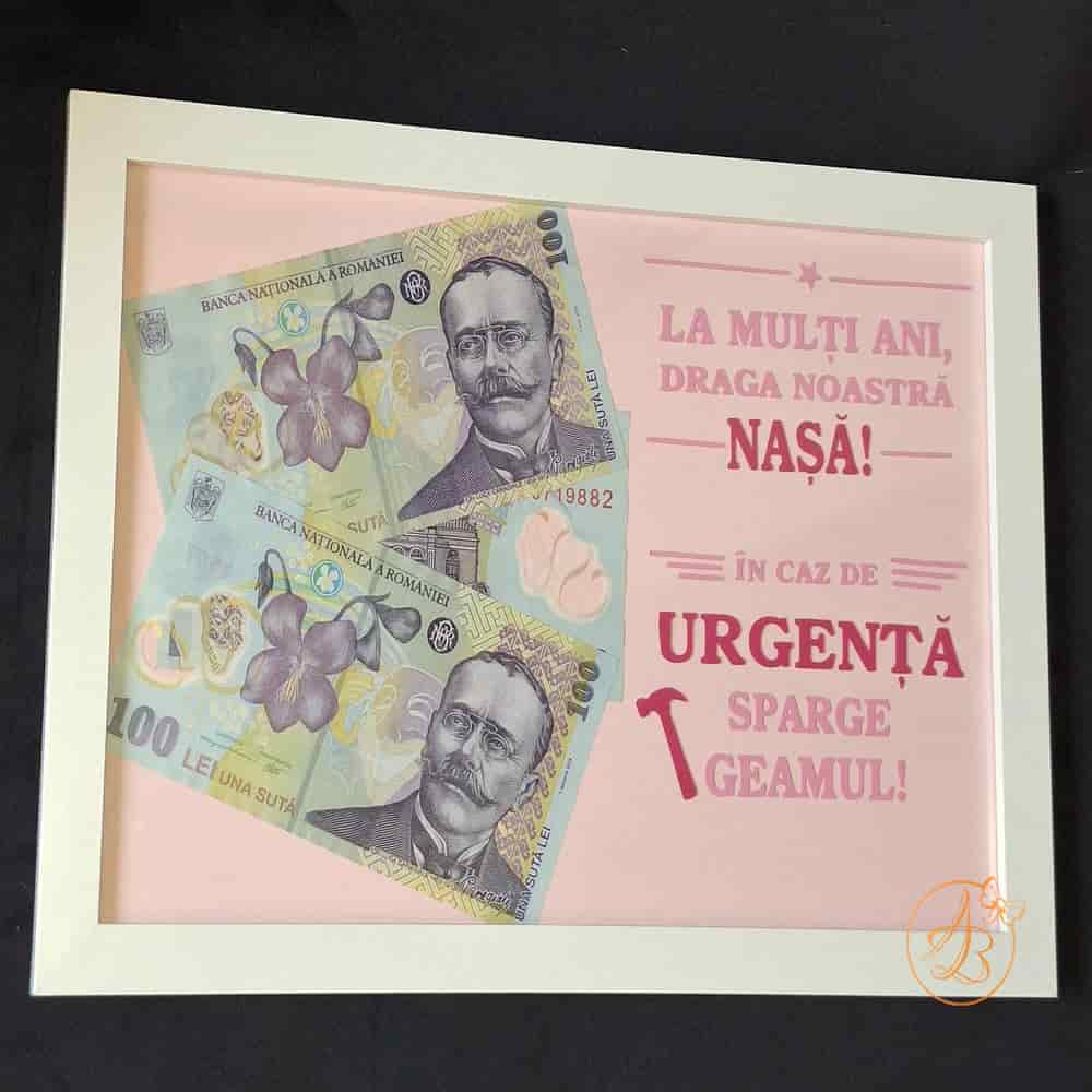Rama personalizata „In caz de urgenta...„ cadou practic si haios - imagine 3