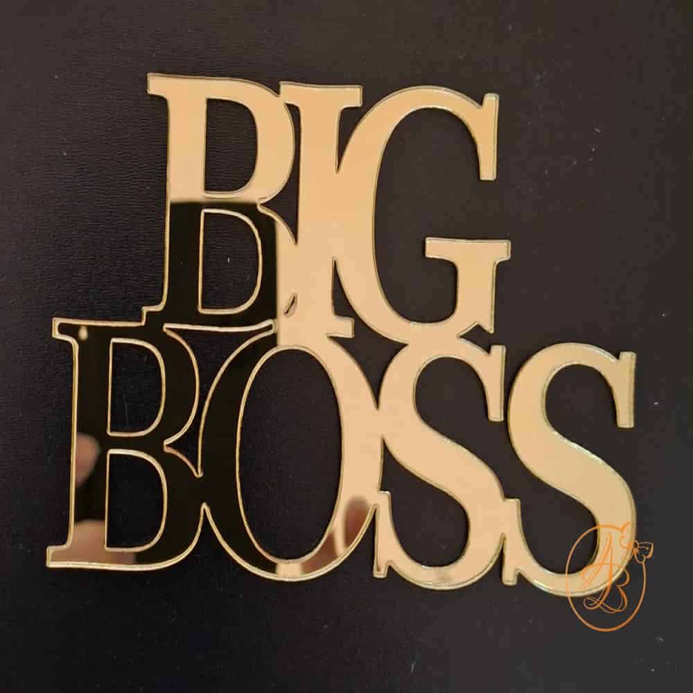 Decor topper tort oglinda BIG BOSS - imagine 3