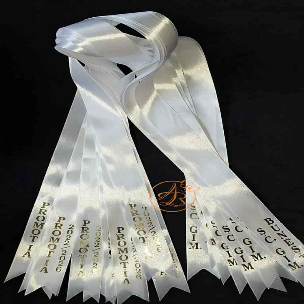 Panglica satin 1m, pentru absolventi - imagine 7