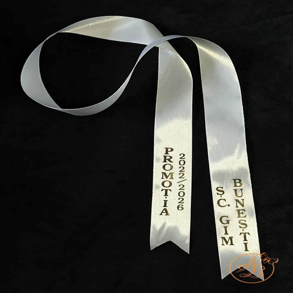 Panglica satin 1m, pentru absolventi - imagine 6