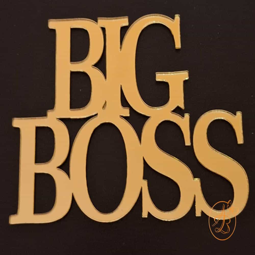 Decor topper tort oglinda BIG BOSS - imagine 2
