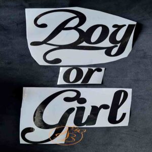 Stickere pentru panou Gender Reveal Boy or Girl