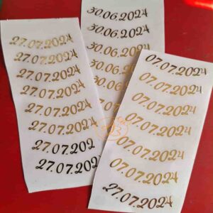 Stickere pentru pahare cu data dreapta sau curbata